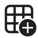 Table Add SVG Icon